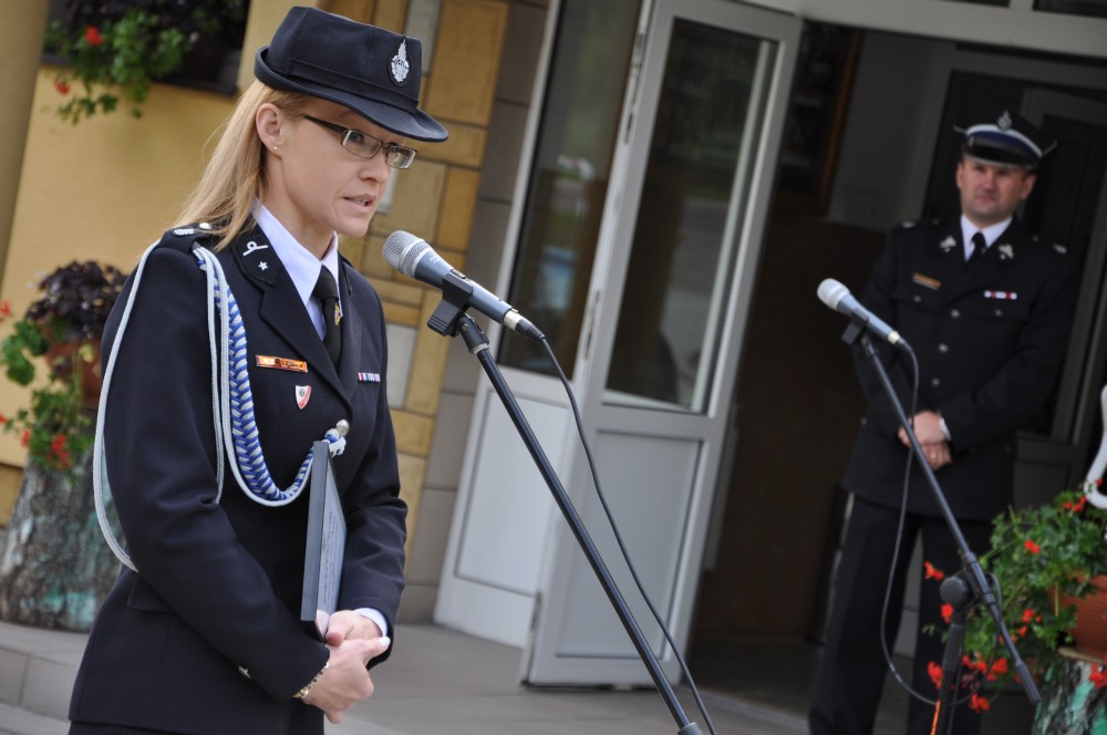 Uroczyste przekazanie samochodu dla OSP Kąty