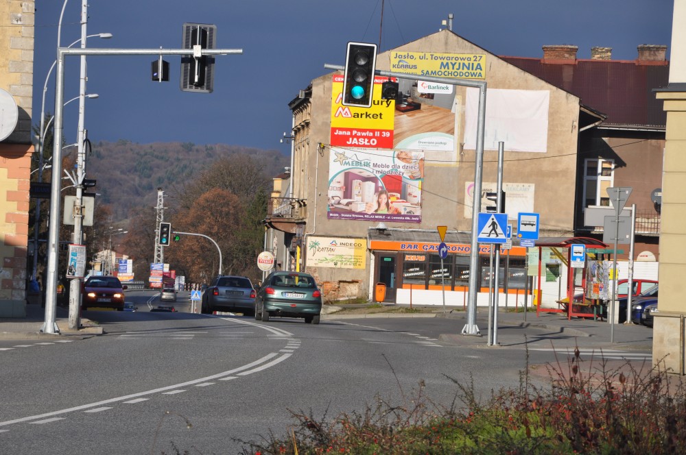 Nowa sygnalizacja świetlna w centrum Jasła