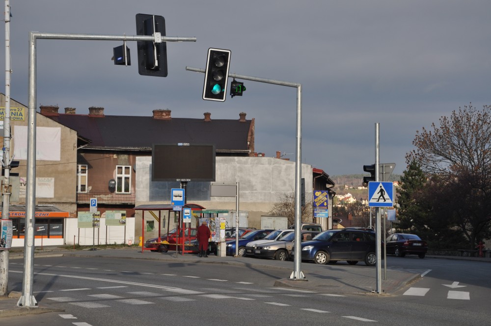 Nowa sygnalizacja świetlna w centrum Jasła