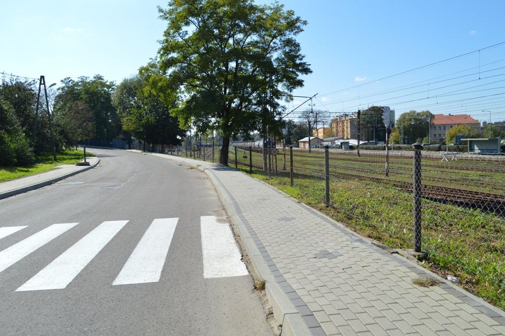 Chodnik przy ulicy Grunwaldzkiej