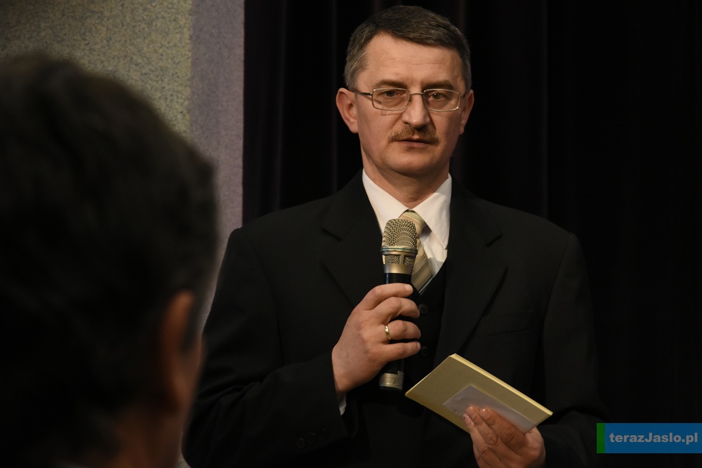 Przewodniczący komisji konkursowej - Ryszard Turek. Fot. © terazJaslo.pl / Damian PALAR